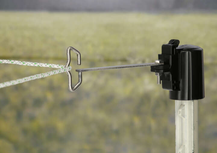 AKO Kopfisolator Band/Seil-Ecklösung T-Post